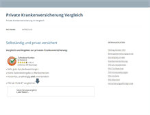 Tablet Screenshot of pkv-vergleich-direkt.de